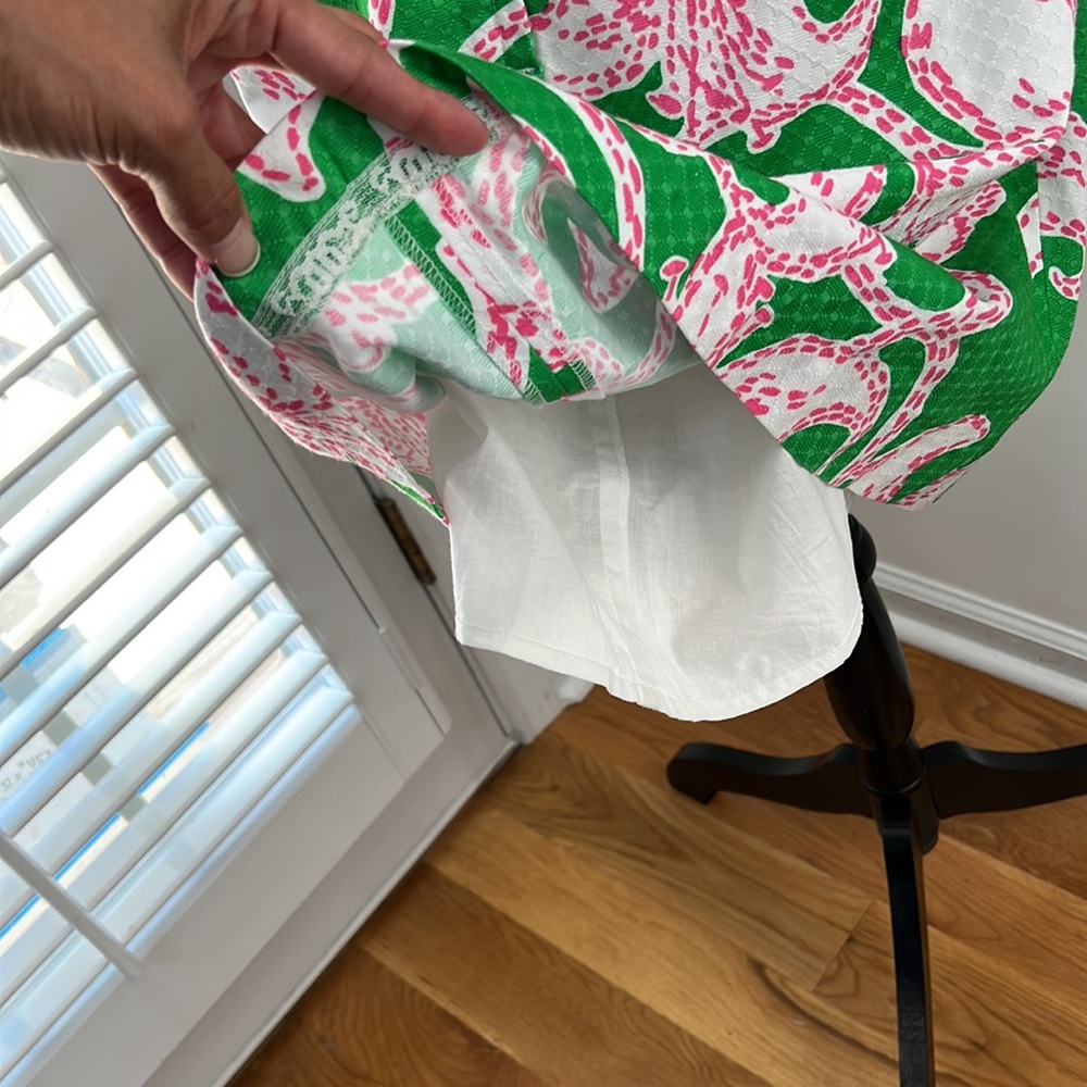 Lilly Pulitzer Amberly Starfish Bow Dress, Size 8 - Picture 9 of 13